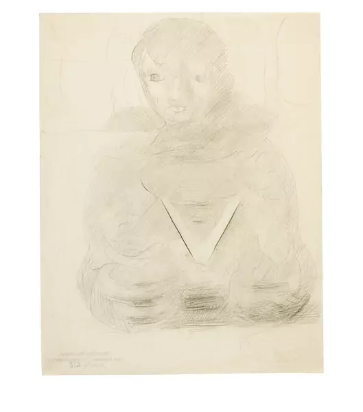 Otto Meyer-Amden — Vorbereitung, Studie für eine Figur — Galerie Kornfeld