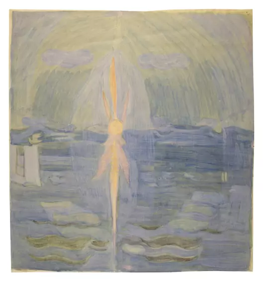 Otto Meyer-Amden — Sonnenaufgang im "Schooren" I — Galerie Kornfeld