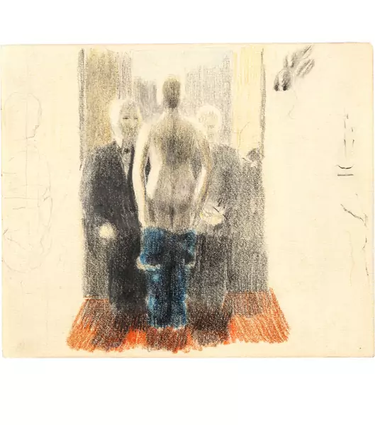 Otto Meyer-Amden — 2 kleine Studien zu "Rekrutierung" — Galerie Kornfeld