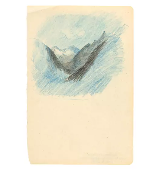 Otto Meyer-Amden — Berglandschaft. - Feuer — Galerie Kornfeld