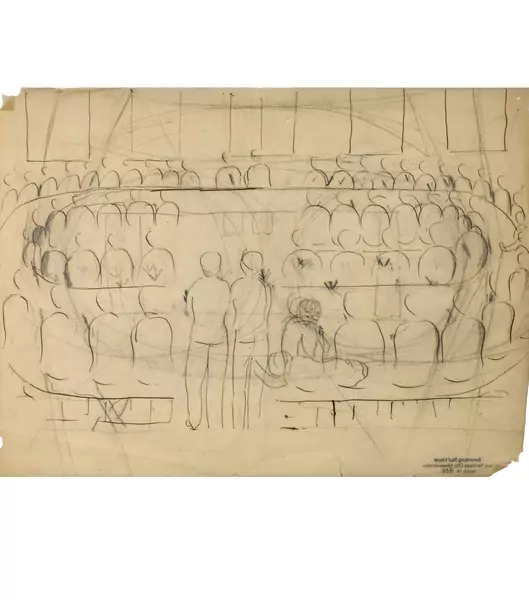 Otto Meyer-Amden — Sammelnummer von 10 Studien zu "Vorbereitung" — Galerie Kornfeld
