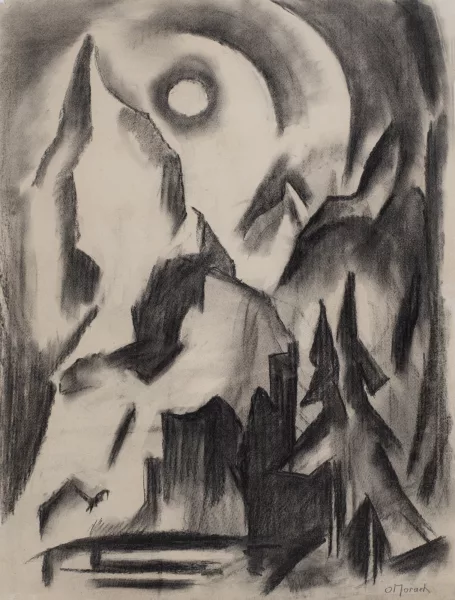 Otto Morach — Bergsee, ca. 1916