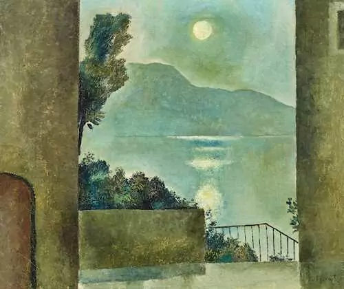 OTTO MORACH — Over the lake. Circa 1925. — Koller Auktionen