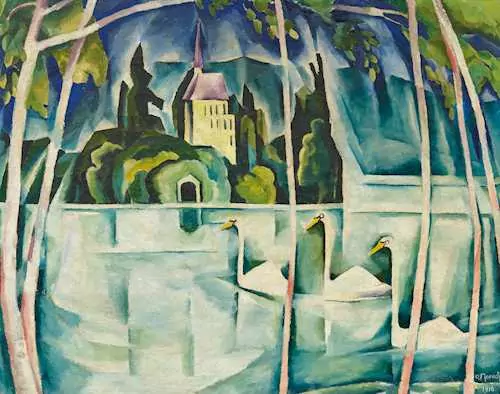 OTTO MORACH — Schloss Iseltwald. 1916. — Koller Auktionen