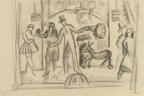 OTTO MORACH — Skizze zu einem Bühnenbild. — Koller Auktionen