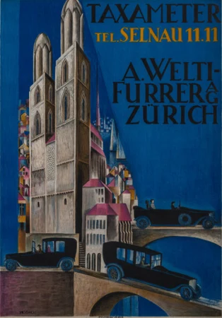 Plakat A. Welti Furrer AG, Zürich, 1923