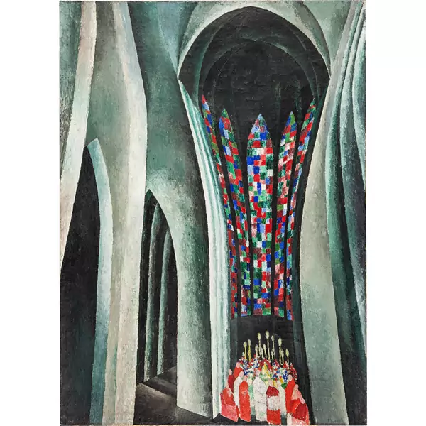 Otto Morach — Das Bild vom gotischen Dom / Im Dom — Galerie Kornfeld