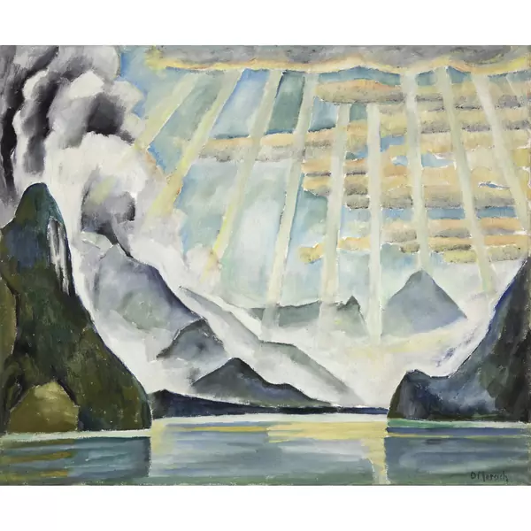 Otto Morach — Am Brienzersee — Galerie Kornfeld