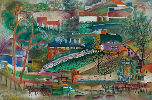 OTTO NEBEL — Vineyards. 1927. — Koller Auktionen