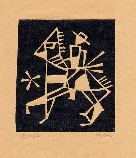 Otto Nebel — 6 Blätter: Ohne Titel