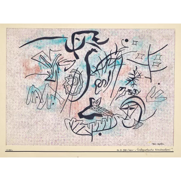 Otto Nebel — "Grossgeplante Wandmalerei".
