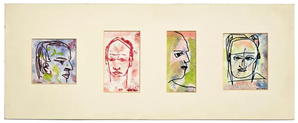 Otto Nebel — Visages,