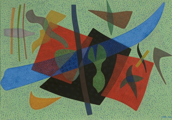 Otto Nebel — Rot geöffnet, 1938