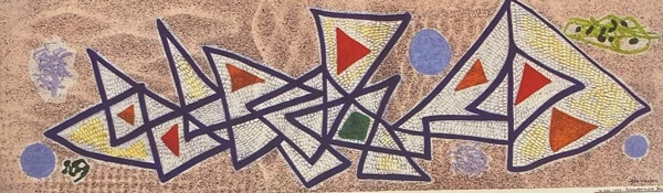 Otto Nebel — Schmetterndes Blau, "U 632", 1957