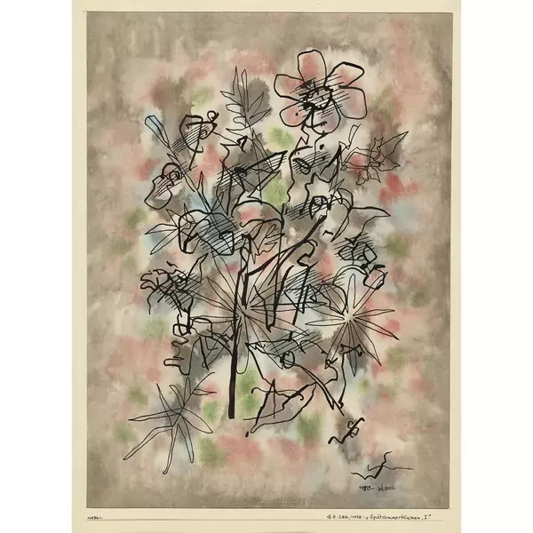 "Spätsommerblumen I"
