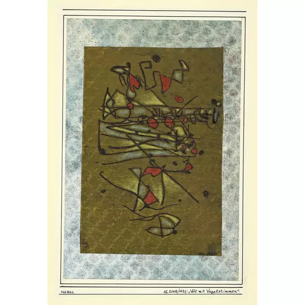 Otto Nebel — Wie mit Vogelstimmen — Galerie Kornfeld