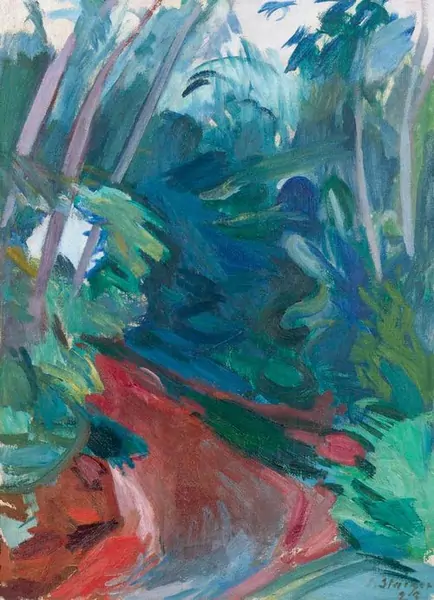 OTTO STAIGER — Waldweg. 1923. — Koller Auktionen
