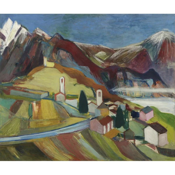 Otto Staiger — TESSINER LANDSCHAFT, 1925LANDSCAPE IN THE TICINO, 1925