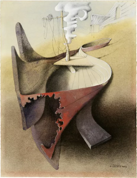 Otto Tschumi — Zerschlagenes Boot