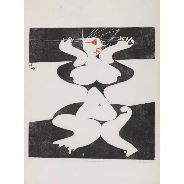 Otto Tschumi — "Sich Frisierende".