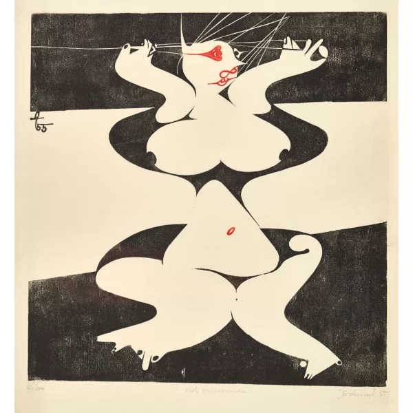 Otto Tschumi — "sich frisierende".