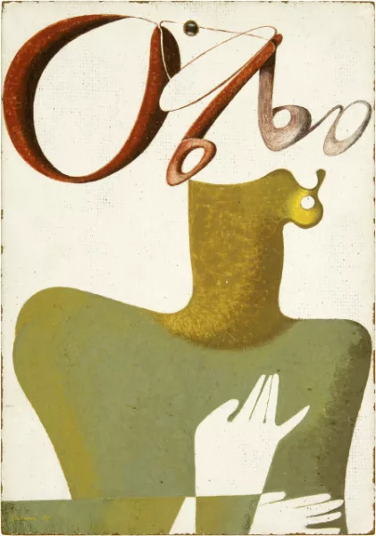 Otto Tschumi — Selbstbildnis