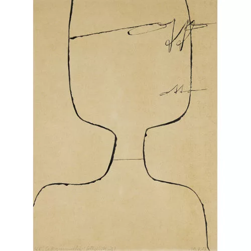 Otto Tschumi — "Selbstbildnis".