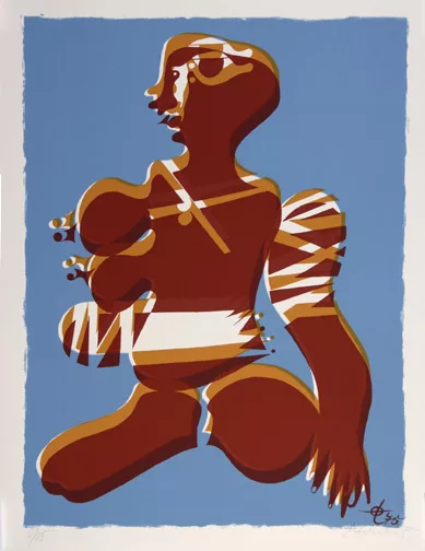 Otto Tschumi — 4 Blätter aus "Badende", 1975