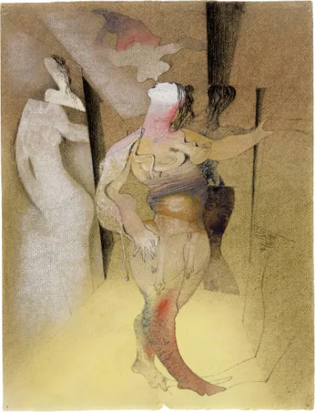 Otto Tschumi — Sich spiegelnde Frau
