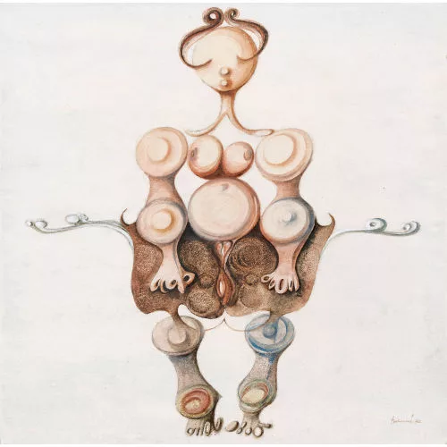 Otto Tschumi — Abstrahierte Frau.