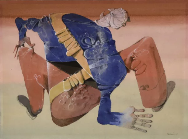 Otto Tschumi — Sterbender Soldat