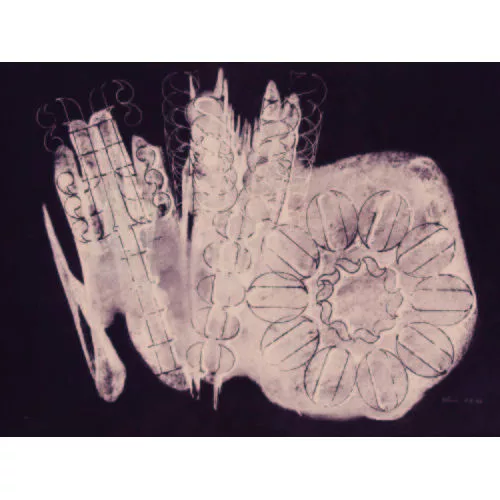 Otto Tschumi — Surrealistisches Blumenstillleben.