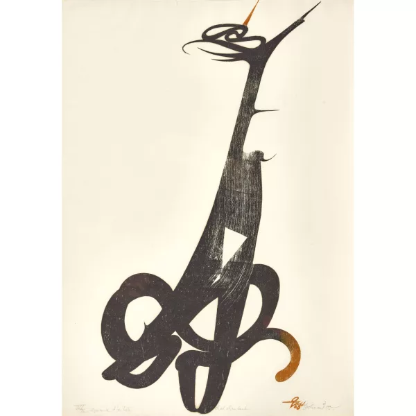 Otto Tschumi — "Chat chantant".