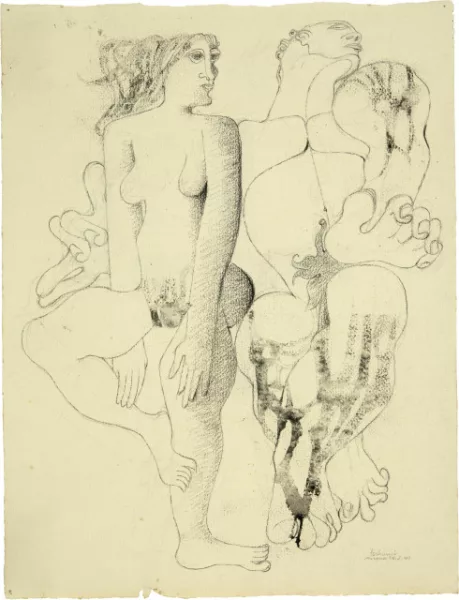 Otto Tschumi — Faun mit Frau