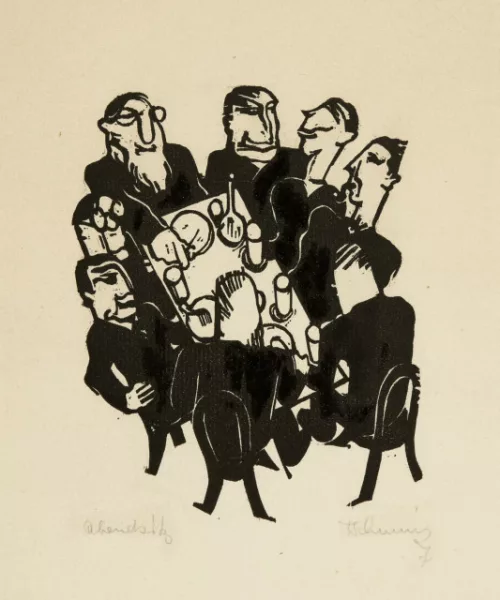 Otto Tschumi — 7 Blatt Graphik