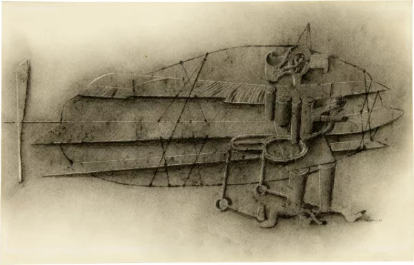 Otto Tschumi — Hl. Sebastian. - Flugzeug (à Lilienthal)