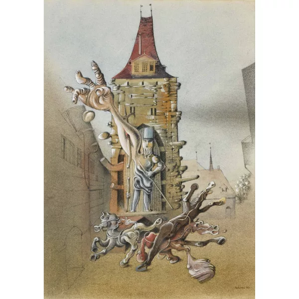 Otto Tschumi — "An den Christophelturm".