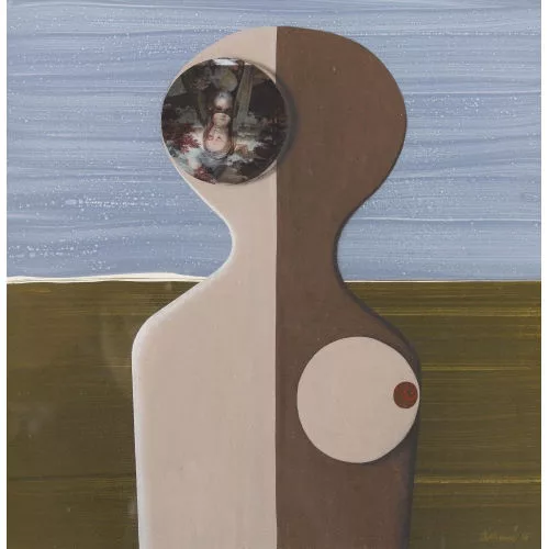 Otto Tschumi — Skurrile Frauenfigur.