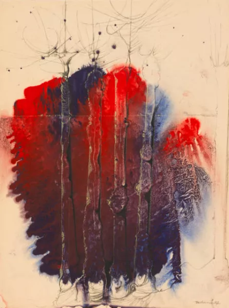 Otto Tschumi — Farbiger Wald