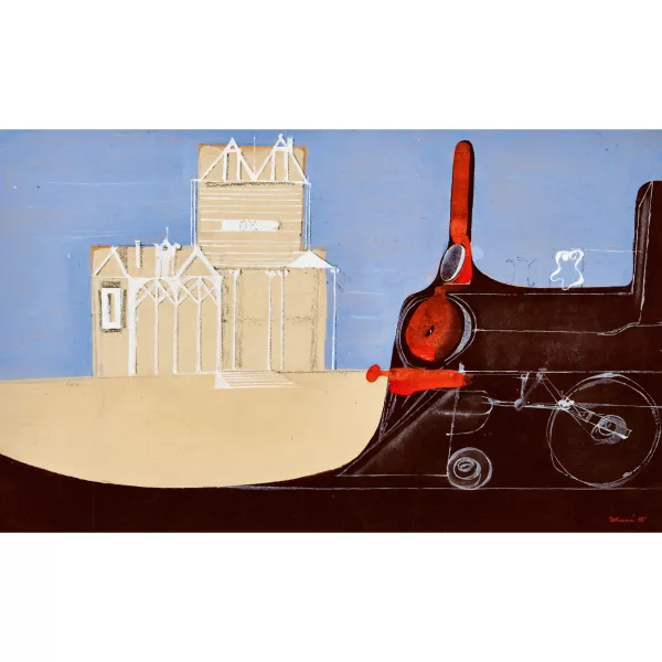 Otto Tschumi — "Lokomotive in Ghost-Town".