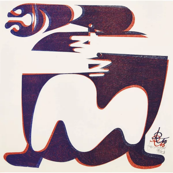 Otto Tschumi — "Hockender. I. Version".