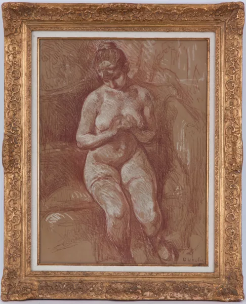 Otto Vautier — Nu assis