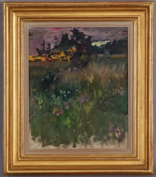 Otto Vautier — Paysage de campagne,