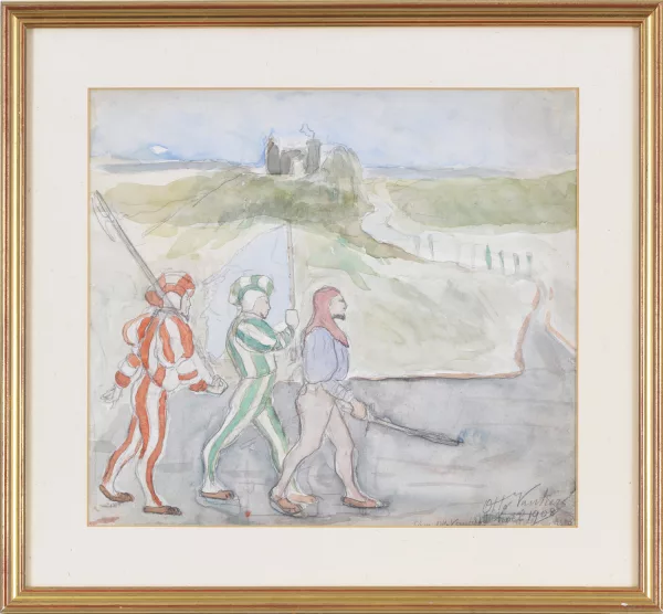 Otto Vautier — Trois gardes en chemin
