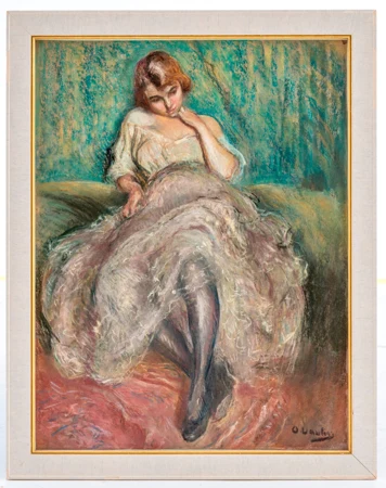 Femme à la robe blanche
