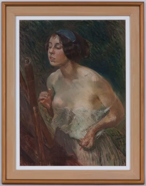 Otto Vautier — Femme à sa toilette