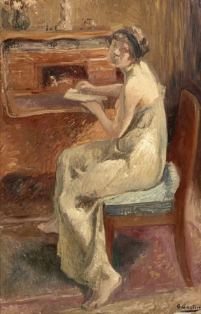 Jeune femme lisant