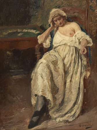 Femme au repos