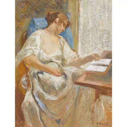 La liseuse endormie