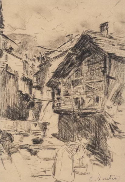 Otto Vautier — Village valaisan